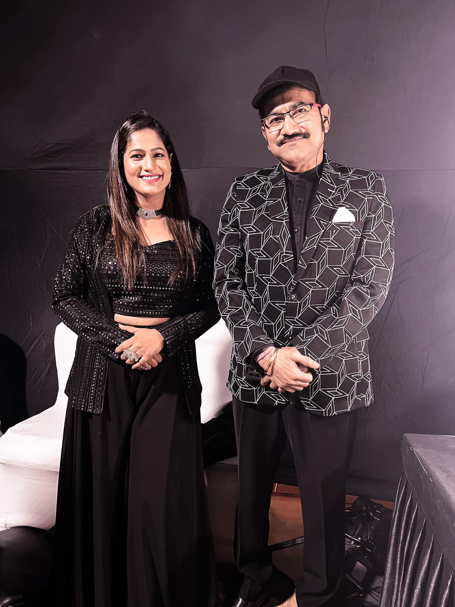 Kkomal Krusshna with music legend