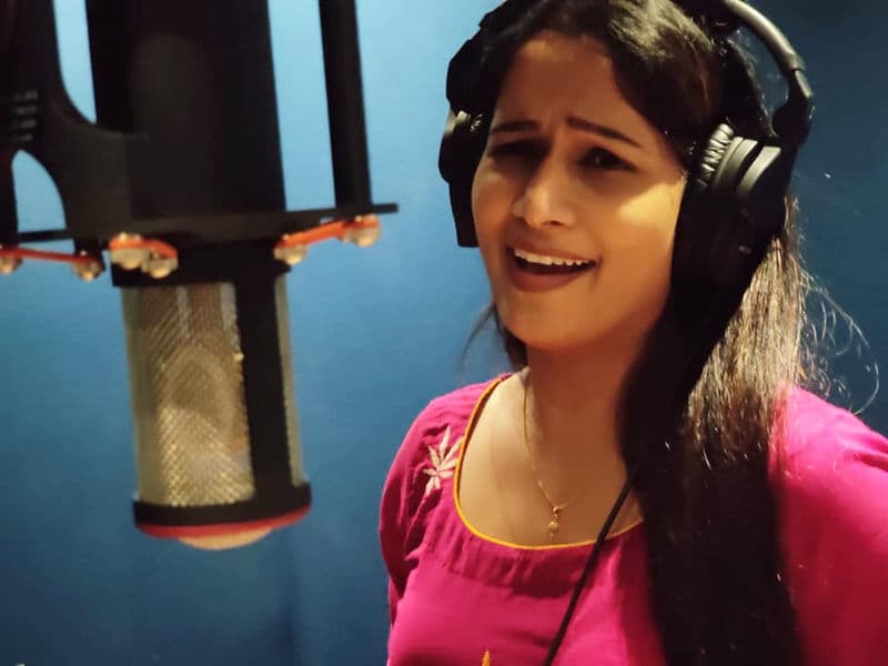 Kkomal Krusshna studio recording session